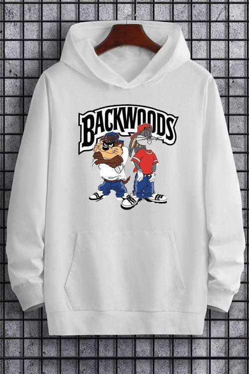Unisex Backwoods Baskılı Sweatshirt