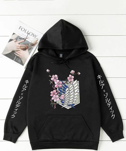 Unisex Flowers Baskılı Sweatshirt