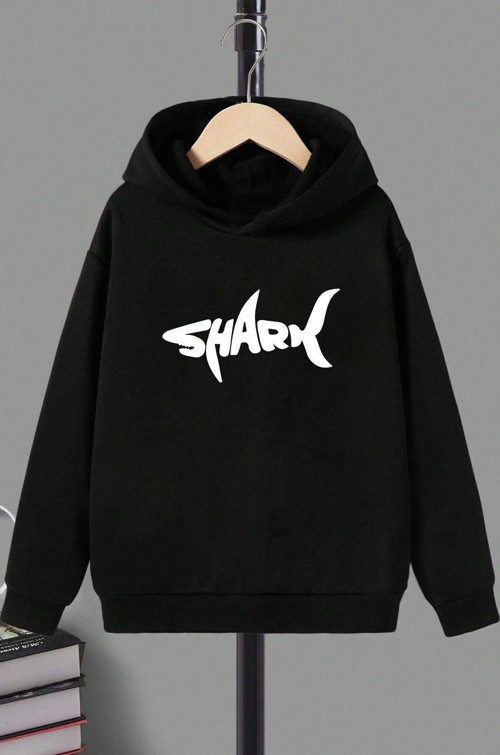 Çocuk Shark Baskılı Sweatshirt