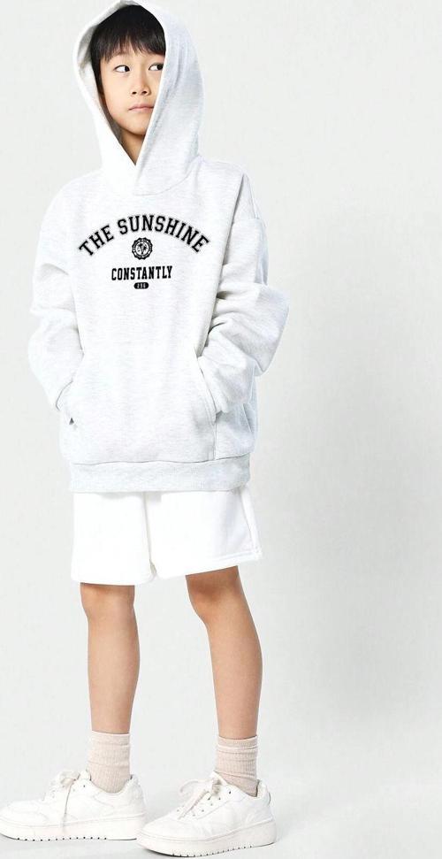 The Sunshine Baskılı Erkek - Kız Çocuk Rahat Kalıp Sweatshirt