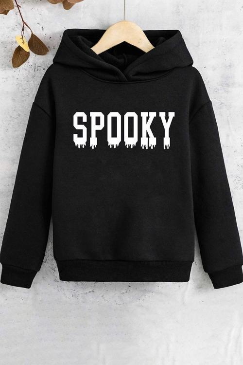 Çocuk Spooky Baskılı Sweatshirt