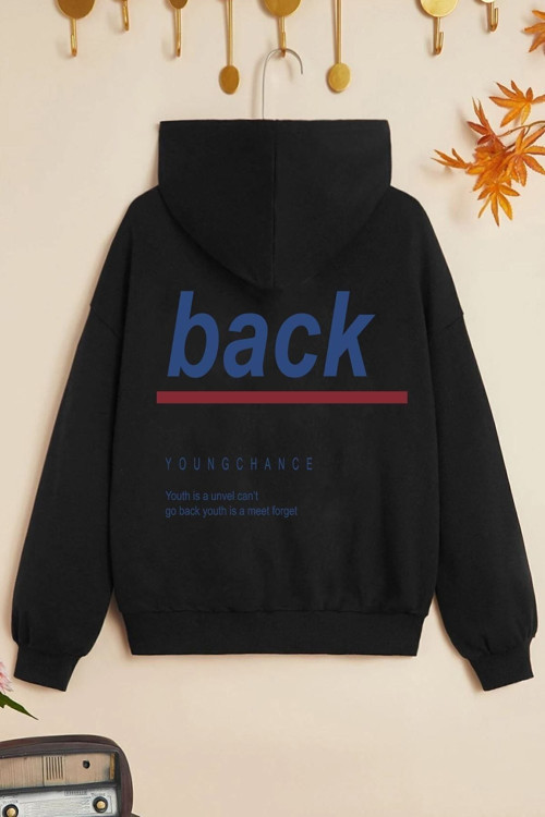 Çocuk Back Baskılı Sweatshirt