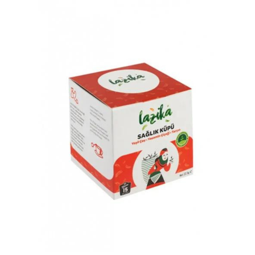 Lazika Sağlık Küpü Yeşil Çay Yasemin Çiçeği Tarçın 37.5 gr