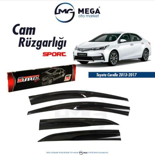 Toyota Corolla 2013-2018 Arası Mugen Tip Cam Rüzgarlık Sunplex