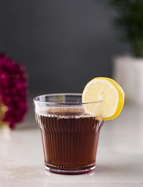 Akrilik Şeffaf Tekli Kısa Bardak & Su Meşrubat Kahve Yanı Bardağı 300 ml ( Cam Değildir )