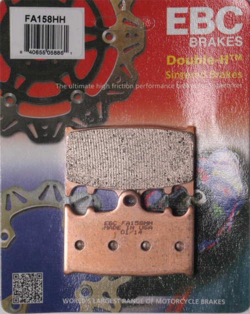 Fa158Hh 2000-2003 Suzuki GSX-R 750 Srad Uyumlu Ön Fren Balatası Sinterli Balata