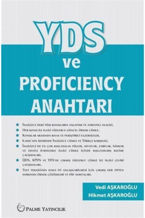 Yds Ve Proficiency Anahtarı - Palme Yayınları
