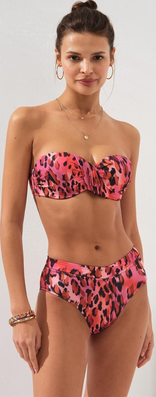 Clarke Kaplı Straplez Bikini