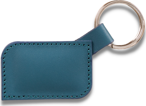 Deri Anahtarlık BRN4 Mavi