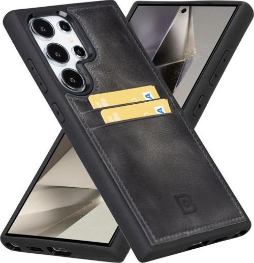 Samsung Galaxy S24 Ultra Uyumlu Deri Arka Kapak FXCP TN18E