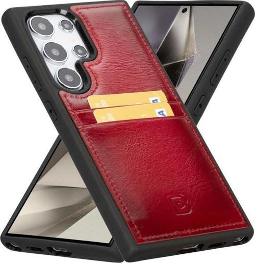 Samsung Galaxy S24 Ultra Uyumlu Deri Arka Kapak FXCP V4EF