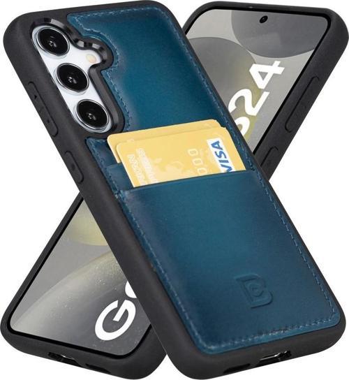 Samsung Galaxy S24 Uyumlu Deri Arka Kapak FXCP BRN4EF