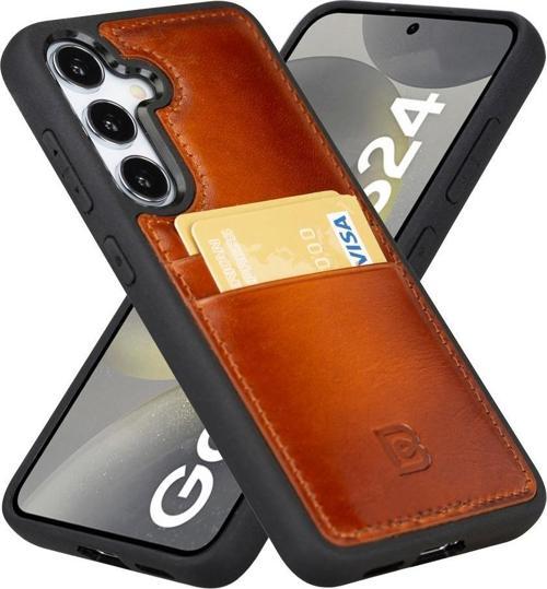 Samsung Galaxy S24 Uyumlu Deri Arka Kapak FXCP RST2EF