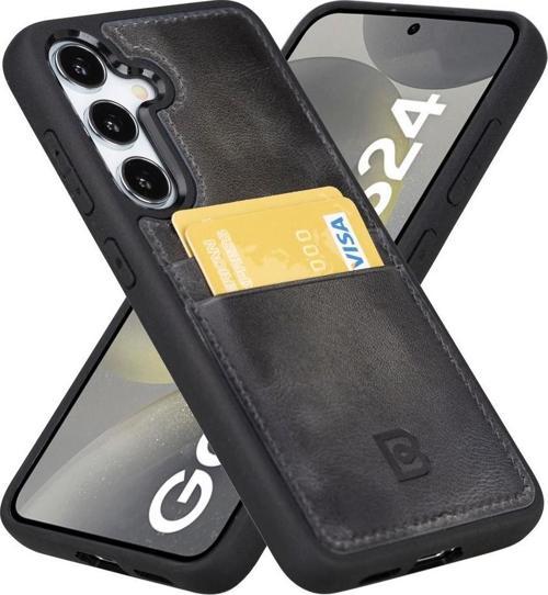 Samsung Galaxy S24 Uyumlu Deri Arka Kapak FXCP TN18E