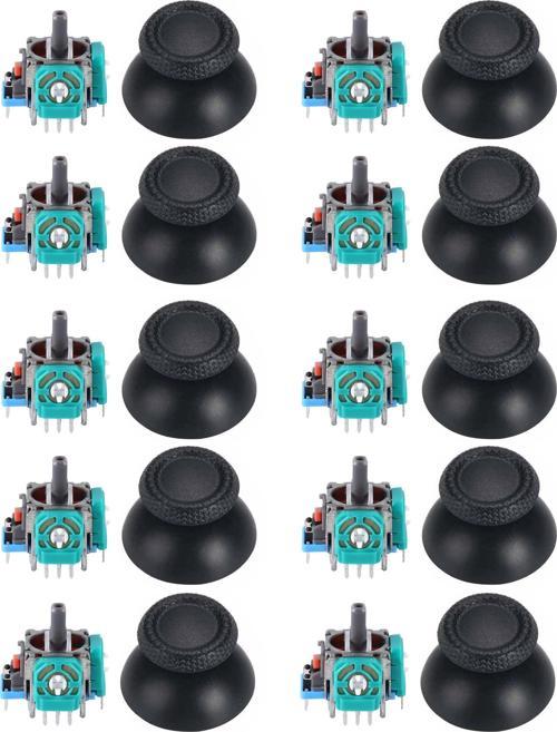 PS5 Analog Motor ve Topuz Seti 10+10 Playstation 5 Tamir PS5 Motor Kol Tamir Seti Yedek Parça