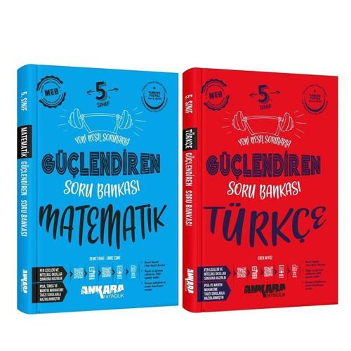 Ankara Yayıncılık 5.Sınıf Matematik ve Türkçe Güçlendiren Soru Bankası Seti 2 Kitap