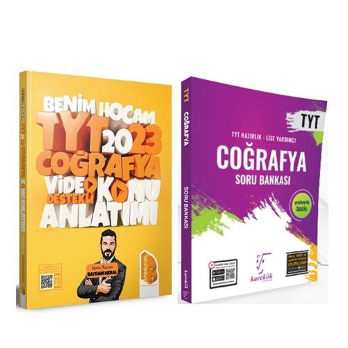 Benim Hocam 2023 TYT Coğrafya Konu ve Karekök Soru Bankası Seti 2 Kitap