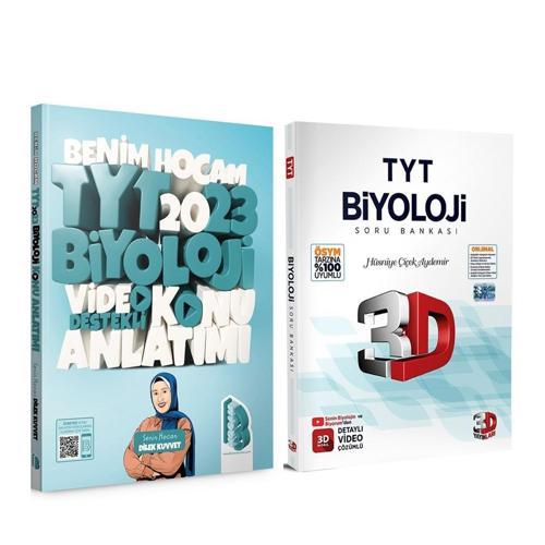 Benim Hocam TYT Biyoloji Konu ve 3D Soru Bankası Seti 2 Kitap