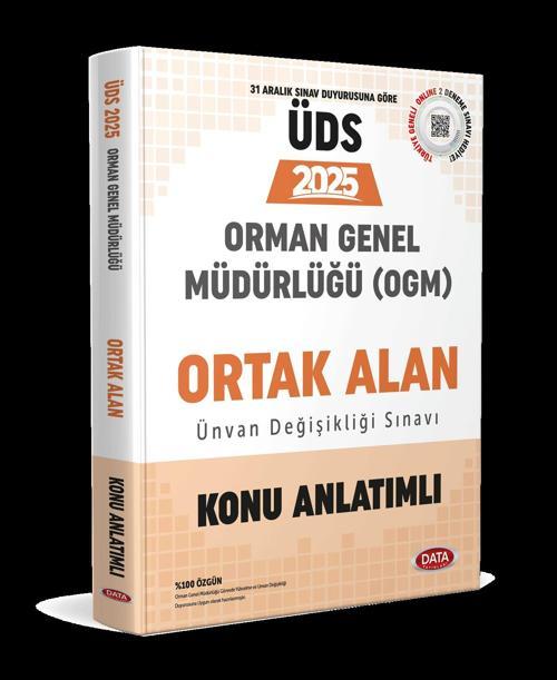 2025 GYS Orman Genel Müdürlüğü Ünvan Değişikliği Sınavı Ortak Alan Konu Anlatımlı Data Yayınları