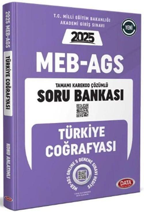 2025 MEB AGS Türkiye Coğrafyası Soru Bankası Data Yayınları