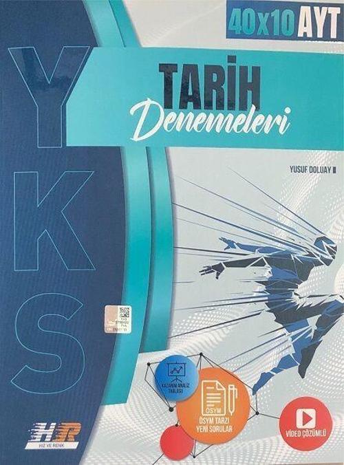 AYT Tarih 40x10 Denemeleri Hız ve Renk Yayınları