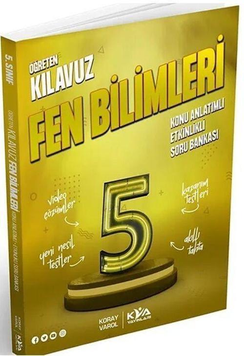 5. Sınıf Fen Bilimleri Öğreten Kılavuz Konu Anlatımlı Etkinlikli Soru Bankası KVA Yayınları