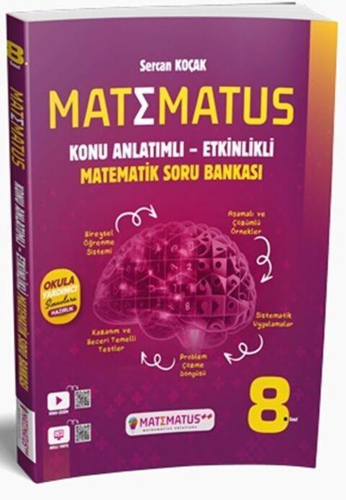 8. Sınıf Matematik Konu Anlatımlı Etkinlikli Soru Bankası Matematus