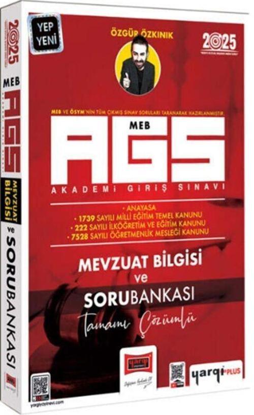 2025 MEB AGS Mevzuat Bilgisi ve Tamamı Çözümlü Soru Bankası Yargı Yayınları