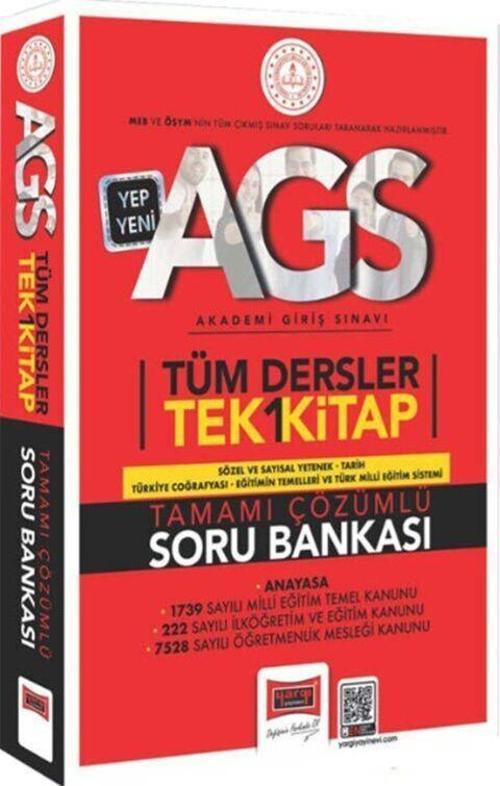 2025 MEB AGS Tüm Dersler Tamamı Çözümlü Tek Kitap Soru Bankası Yargı Yayınları