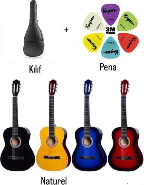 Klasik Gitar 4/4 Tam Boy Gitar Seti