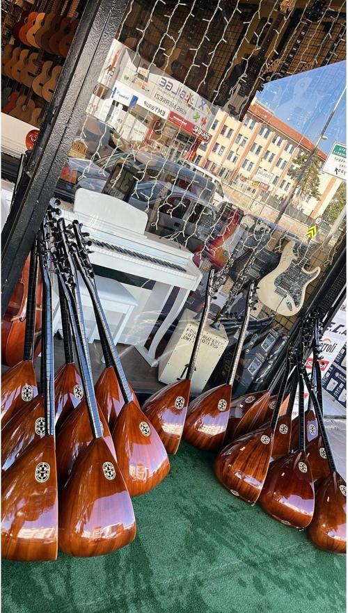 Kısa Sap Bağlama Saz Profesyonel Bağlama