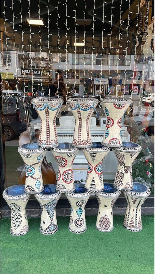 Mısır Darbuka Sedefli 22”Lik 3,5 Kg Kılıf Ve Film Dahil