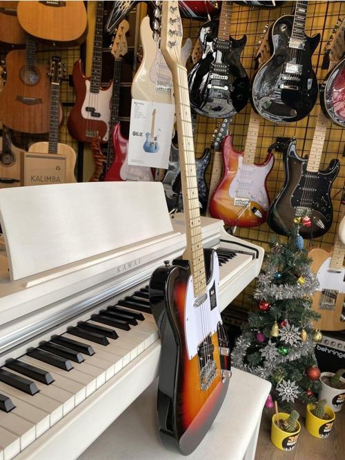 Telecaster Elektro Gitar Deluxe Sunburst
