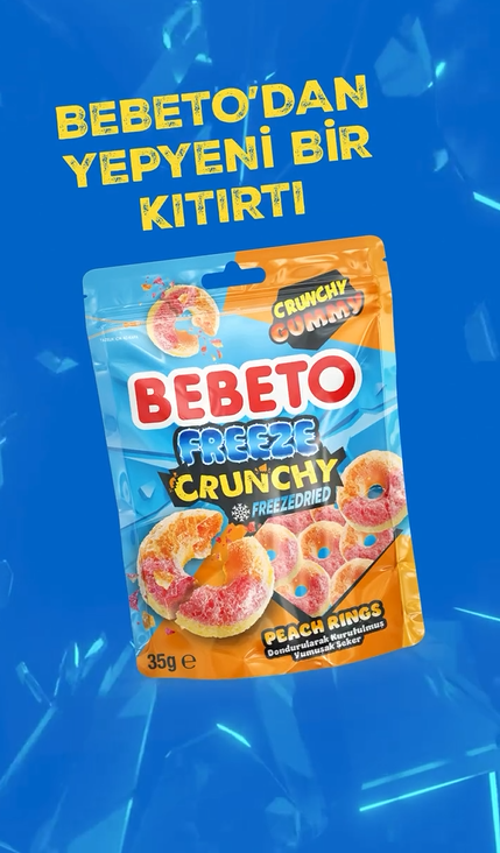 Freeze Peach Rings 35g New