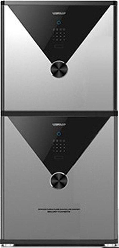 Vulcan Serisi Dz-100 Çift Kapılı Çelik Kasa Dokunmatik Şifre + Parmak Izi + Wifi Akıllı Kontrol