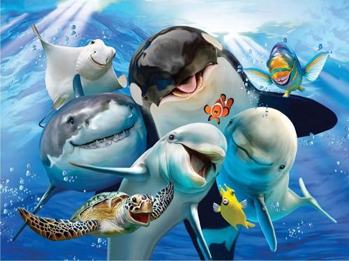 Prime 3D Okyanus Selfie Puzzle 48 Parça 10542