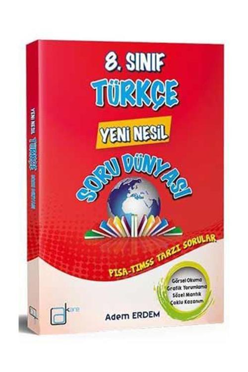 A KARE YAYINLARI 8. Sınıf Türkçe Yeni Nesil Soru Dünyası - A Kare Yayınları