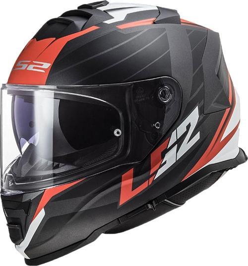 Storm 2 Nerve Mat Siyah-kırmızı Kask