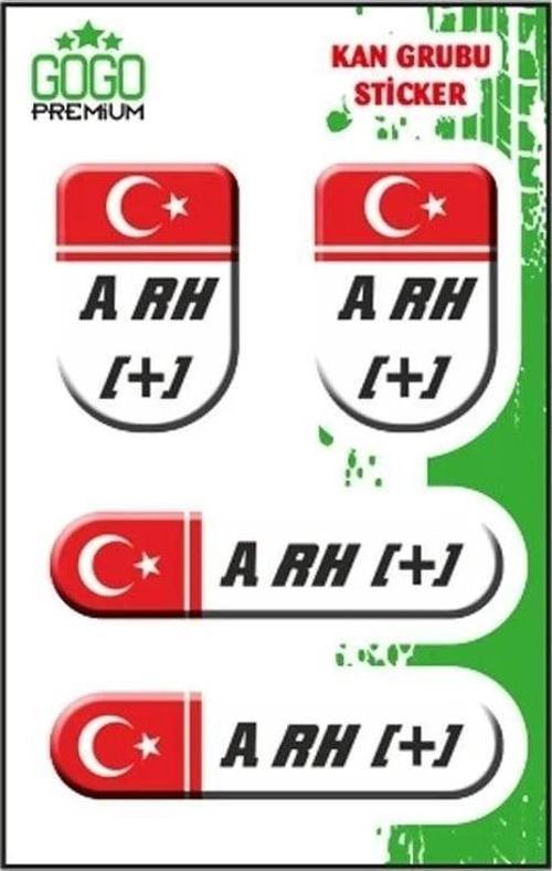 Kan Grubu Beyaz Dörtlü Damla Etiketı A Rh(+)