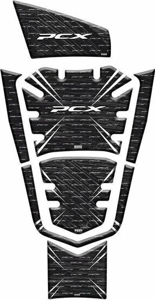 Tank Pad 006 Siyah-beyaz Yazılı 7 Parça Honda Pcx 125 2021-2023