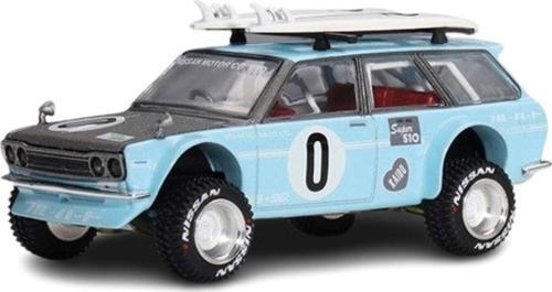 1:64 Diecast Nissan Datsun Kaido 510 Winter Holiday Edition Mini GT Model Araba