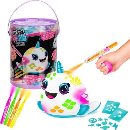 45523 Airbrush Peluş Neon Boyama Seti -Sunman