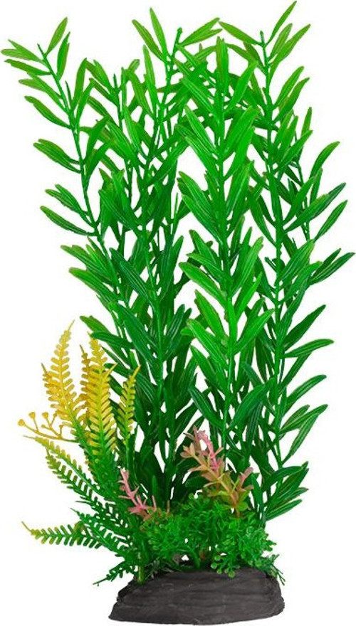 Plastik Bitki 28cm C-1155 Tekli