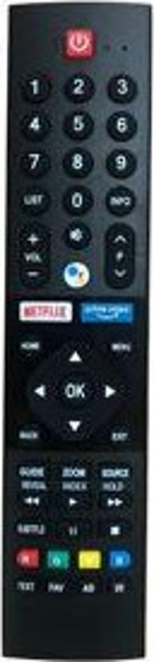 WEKO KL PANASONIC PN-V2 NETFLIX-PRIME VIDEO TUŞLU SES KOMUTLU LCD LED TV KUMANDA