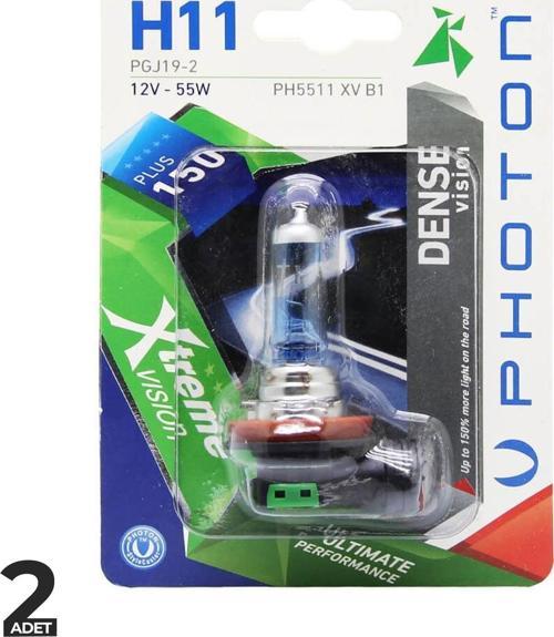 Xtreme Vision Dense 12V H11 %150 Fazla Işık