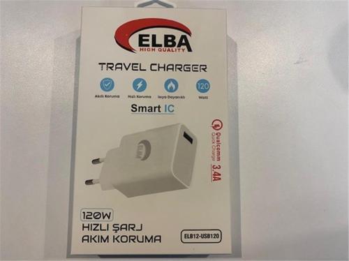 ELB12 Elb- USB120 120W 3.4A Hızlı Şarj Akım Koruma Isıya Dayanıklı EV Şarj Kafa