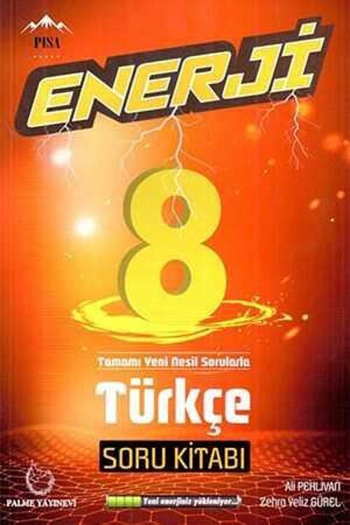 Palme Yayınevi 8.Sınıf Enerji Türkçe Soru Kitabı - Palme Yayınları