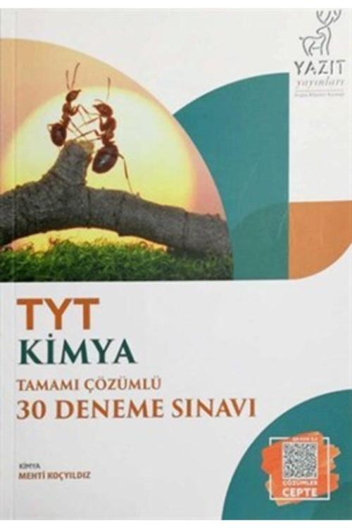 Tyt Kimya Tamamı Çözümlü 30 Deneme - Yazıt