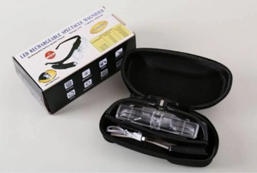 Şarjlı Gözlük Büyüteç