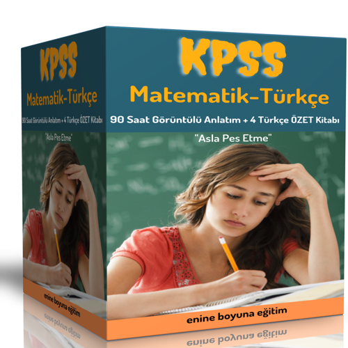2024 Kpss Türkçe – Matematik Görüntülü Eğitim Seti (90 Saat Anlatım) - Enine Boyuna Eğitim